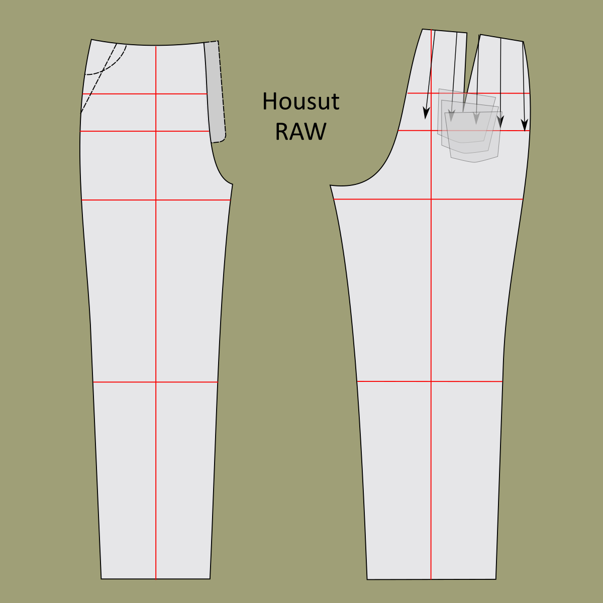 Housut RAW